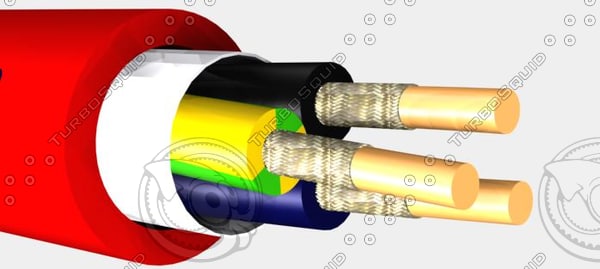 3ds max halogen installation cable circuit - Halogen free installation cable with circuit integrity FE90_E30-E60 3x35 mm2 0,6 1 kV .max by Cable Master